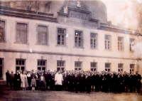 Panufnik\'s father Tomasz\'s short-lived violin factory, Warsaw, 1921